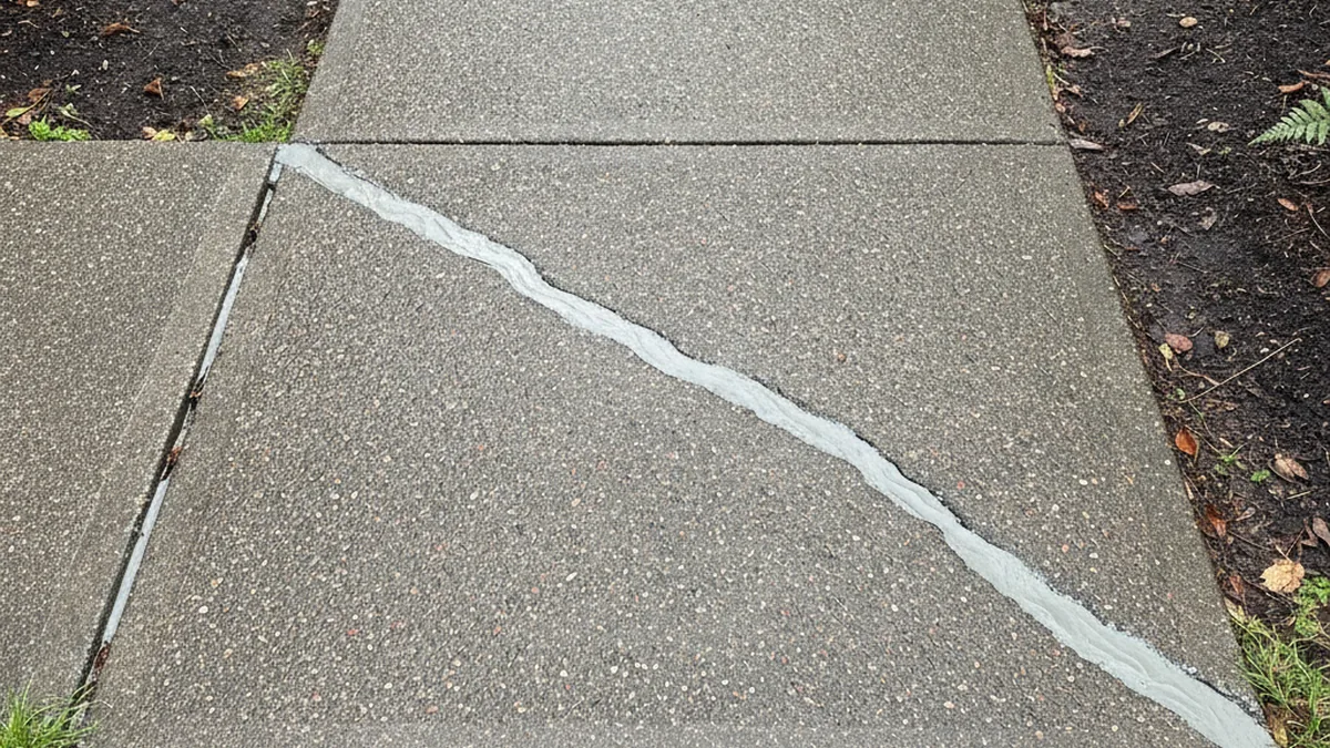 Illustrative concrete repair surface used to explain preparation and finish choices for Redmond homeowners